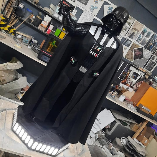 Darth Vader 1:1 Life Size LED Statue | Handcrafted ABS & Resin Figure with Detac